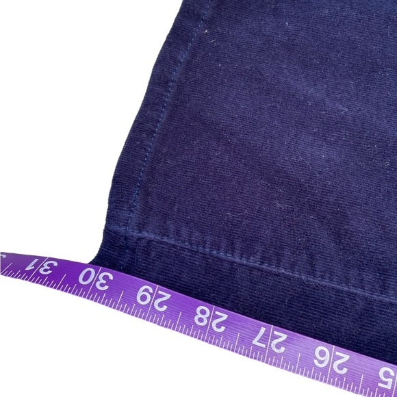 Chaps Navy Blue Corduroy Trousers Size 10 - Picture 6 of 10